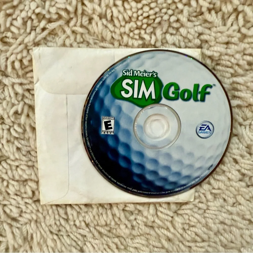 Sid Meier's SimGolf PC Game CD-ROM Disc